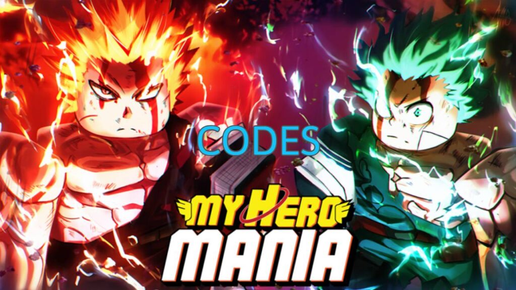 Roblox My Hero Mania All Codes