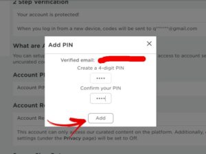 4 digit pin